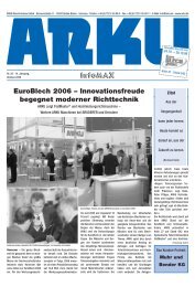 EuroBlech 2006 - ARKU Maschinenbau GmbH