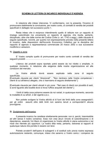 incarico di template lettera PCR  LETTERA Assicurazioni SEGNALATORE DI PER INCARICO
