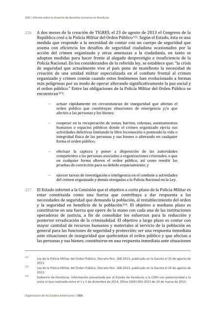 Situación de derechos humanos en Honduras