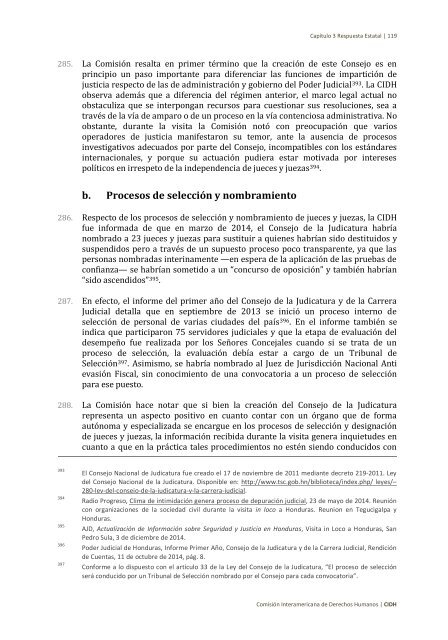 Situación de derechos humanos en Honduras