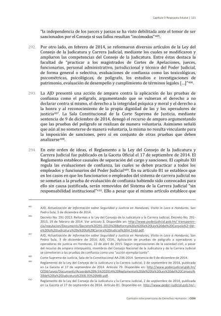 Situación de derechos humanos en Honduras