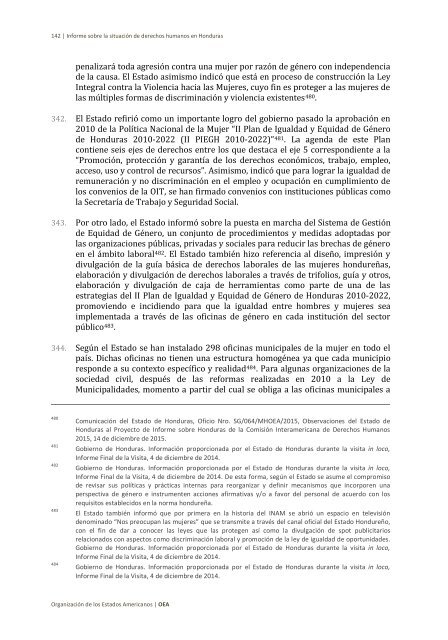 Situación de derechos humanos en Honduras