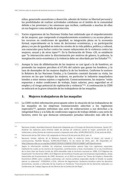 Situación de derechos humanos en Honduras