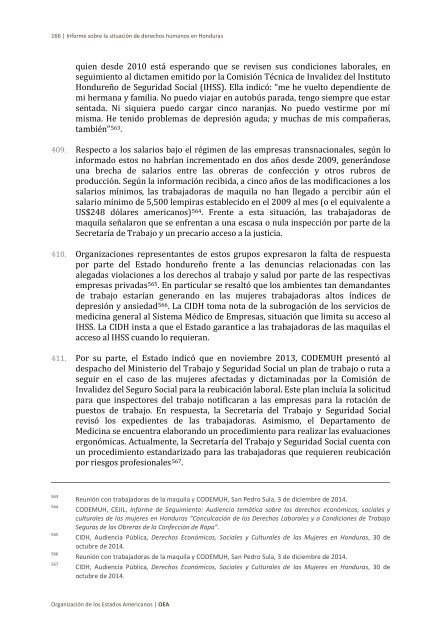 Situación de derechos humanos en Honduras