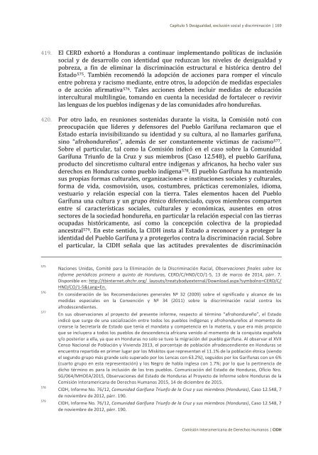 Situación de derechos humanos en Honduras