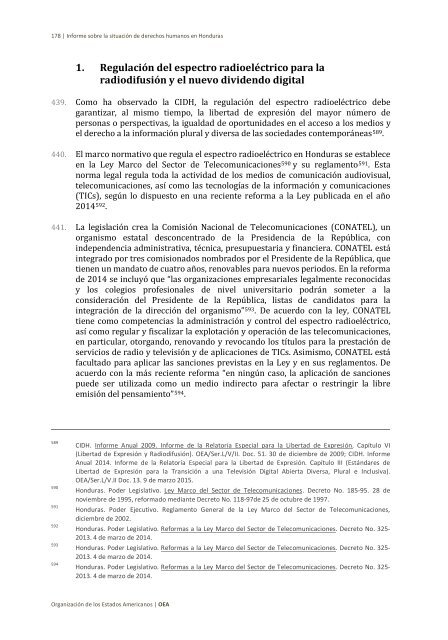 Situación de derechos humanos en Honduras