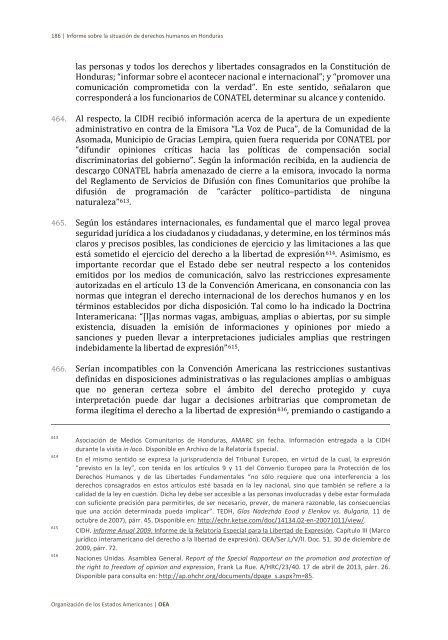 Situación de derechos humanos en Honduras