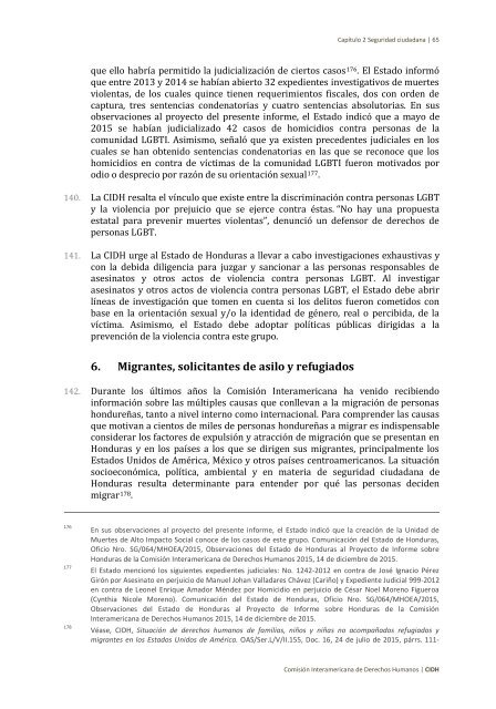 Situación de derechos humanos en Honduras