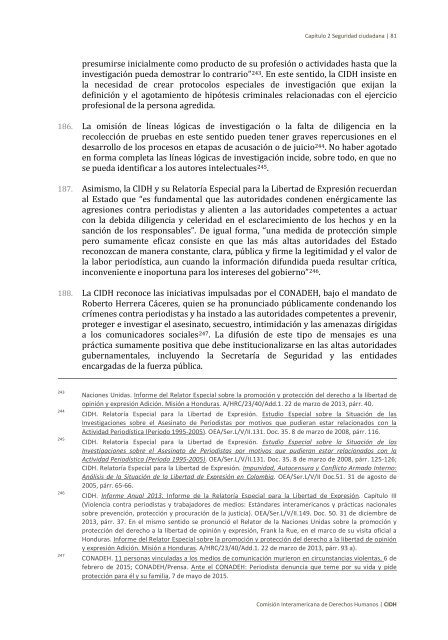 Situación de derechos humanos en Honduras