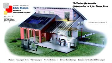 Firmeninfo Eco Marca-Energieeffiziente Haustechnik-Systeme