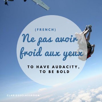 8 French Printable Idioms Posters