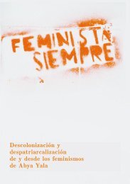 Descolonización y despatriarcalización de y desde los feminismos de Abya Yala