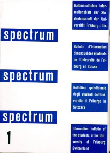 SPECTRUM #1/1958