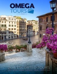 Omega Tours - 2016 Escorted Tours