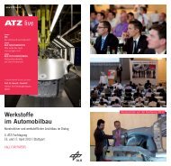 Werkstoffe im Automobilbau - ATZlive