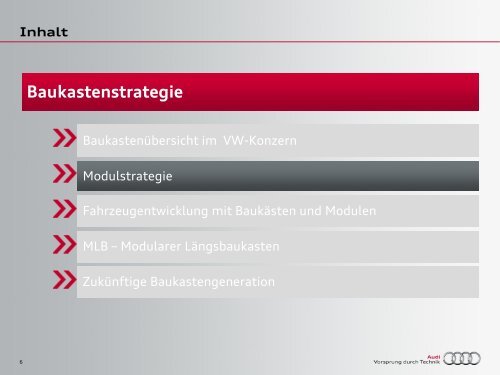 Gastvortrag: "Baukastenstrategie"