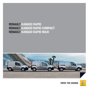 RENAULT KANGOO RAPID - Renault Preislisten