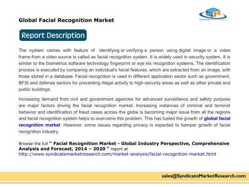 Global Facial Recognition Market