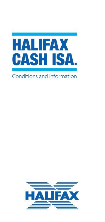 HALIFAX CASH ISA