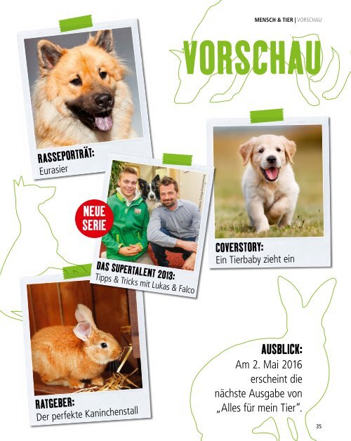 Alles für mein Tier - Fressnapf Magazin März/April