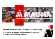 das Magna Factory Concept - Automobil Produktion
