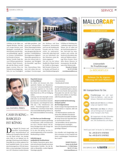 Die Inselzeitung Mallorca März 2016