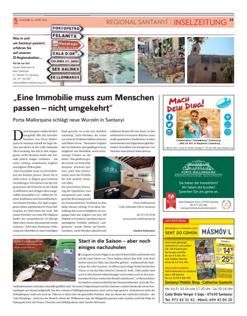 Die Inselzeitung Mallorca März 2016