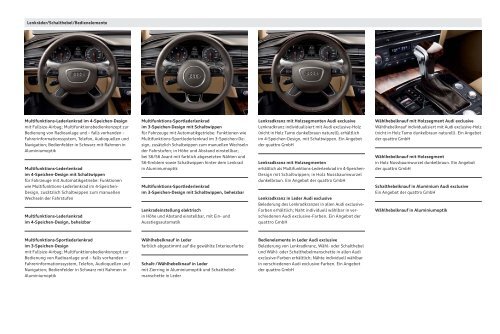 Katalog zum Audi A6