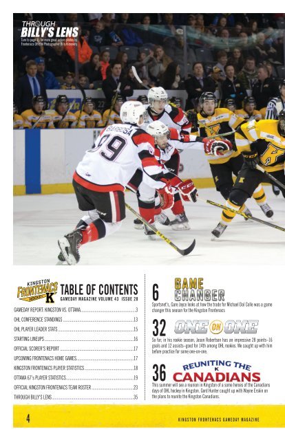 Kingston Frontenacs GameDay February 29, 2016