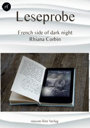 Leseprobe French side of dark night - Rhiana Corbin