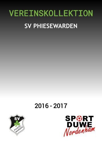 sv-phiesewarden Vereinskollektion 2016