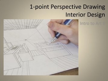 1-point Perspective Drawing