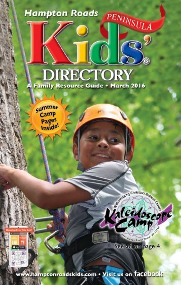 Hampton Roads Kids' Directory Peninsula Edition:  March 2016 Issue