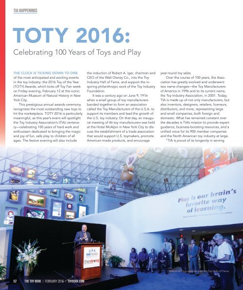 The Toy Book  - 2016 NY TOY FAIR EDITION