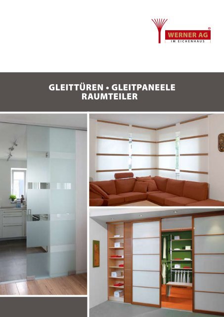 GLEITTÃœREN â€¢ GLEITPANEELE RAUMTEILER - Werner AG