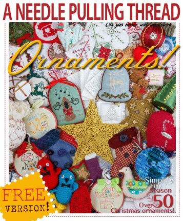 A Needle Pulling Thread Free Ornaments Issue