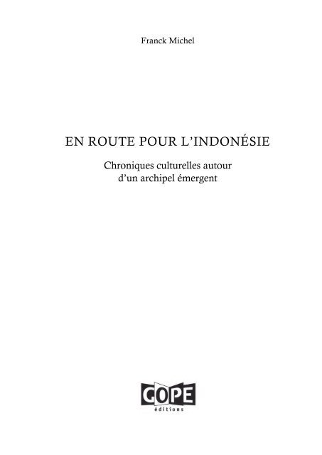 En route pour l'Indonésie_extrait