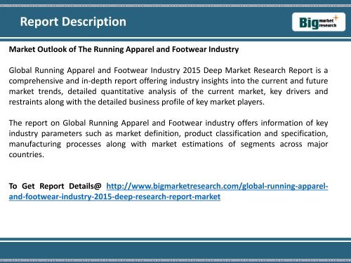 Global Running Apparel and Footwear Industry