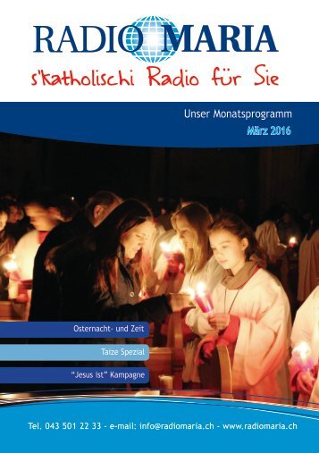 Radio Maria Schweiz - März 2016