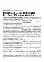 Internationale Aspekte der Immobilienbewertung - IRG - Immobilien ...