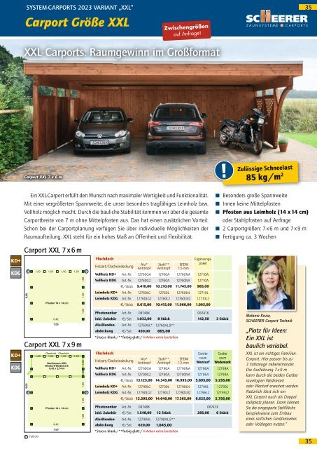 SCHEERER Carport