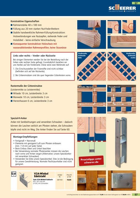 SCHEERER Gartenkatalog