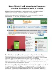 Nasce Riciclo, il web magazine sull’economia circolare firmato Rinnovabili.it e Cobat