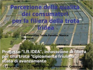 R - Progetto Trota Iridea