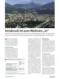 Innsbruck ist zum Wohnen - Immobilien Rating GmbH