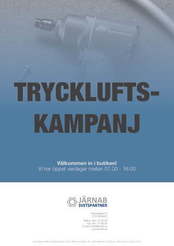 Tryckluftskampanj från Järnab