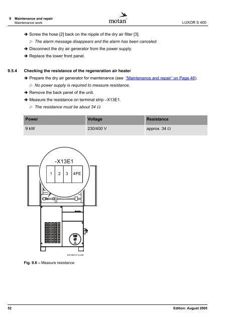 Operating Manual LUXOR S 400