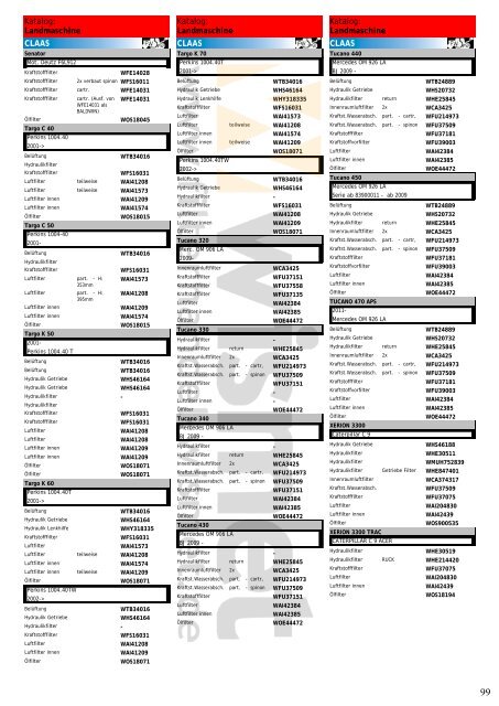 Katalog Landmaschinen