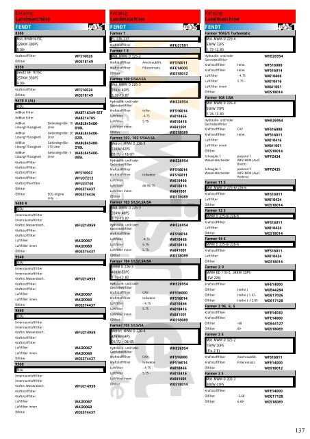 Katalog Landmaschinen