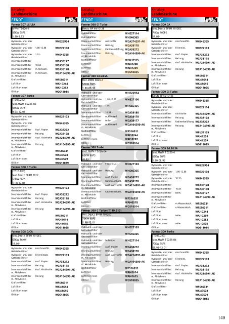 Katalog Landmaschinen